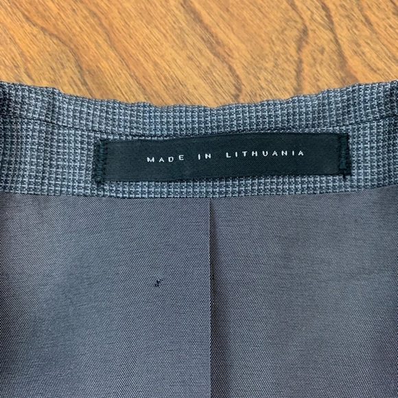 Hugo Boss Blazer Suit Jacket Grey Wool Size 36S 2 Buttons Office Wear Classic - Picture 8 of 16